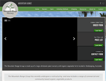 Tablet Screenshot of mountainrange.com.au